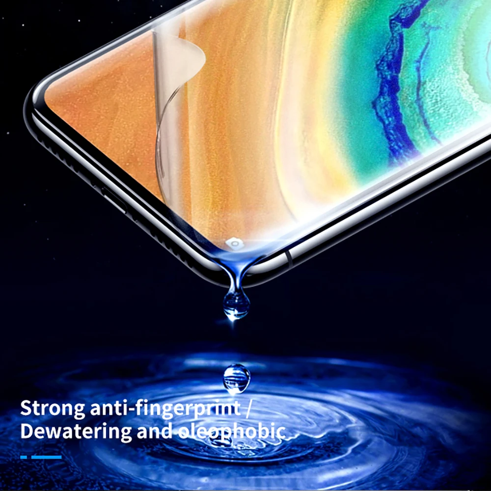 Película hidráulica universal embutida, antirreflexo para relógio frontal e traseiro, câmera de airpods com laminação, reparo automático