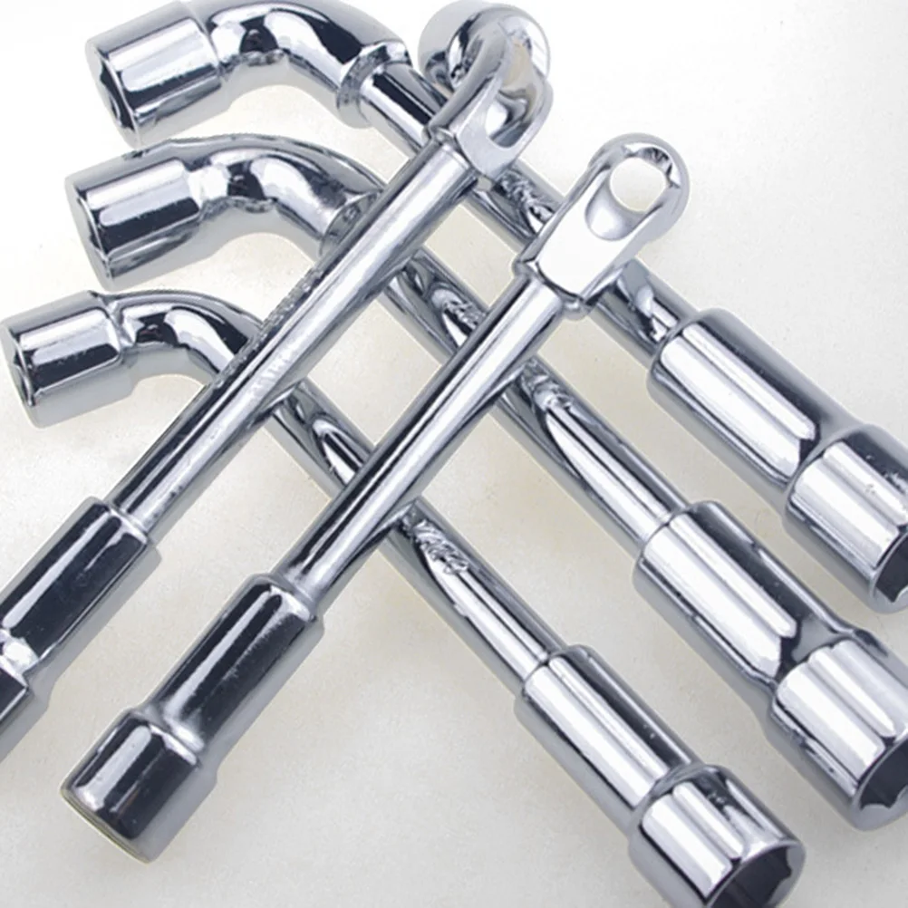 

6 Mm Pipe Wrench Lightweight Tool Dual Head Double Home Repair Spanner Polished