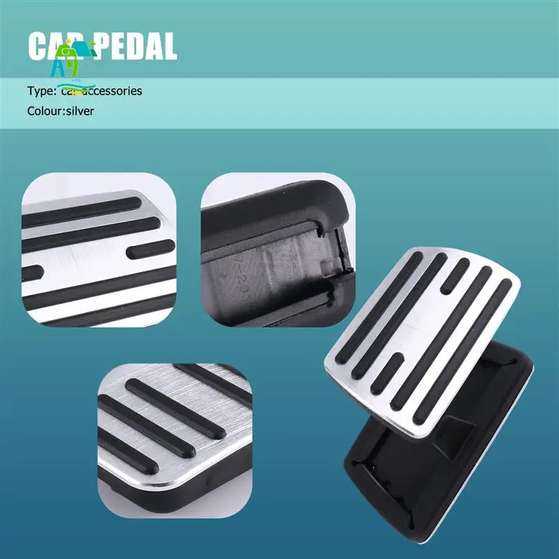 A09E-Anti Slip Foot Pedal Covers Gas Brake And Accelerator Pedal Pad For Honda Civic Accord CRV Odyssey Pilot Accessories