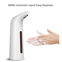 400ML Infrared Automatic Liquid Soap Dispenser Sensor Touchless Soap Dispenser For Kitchen Bathroom Touchless Soap Container