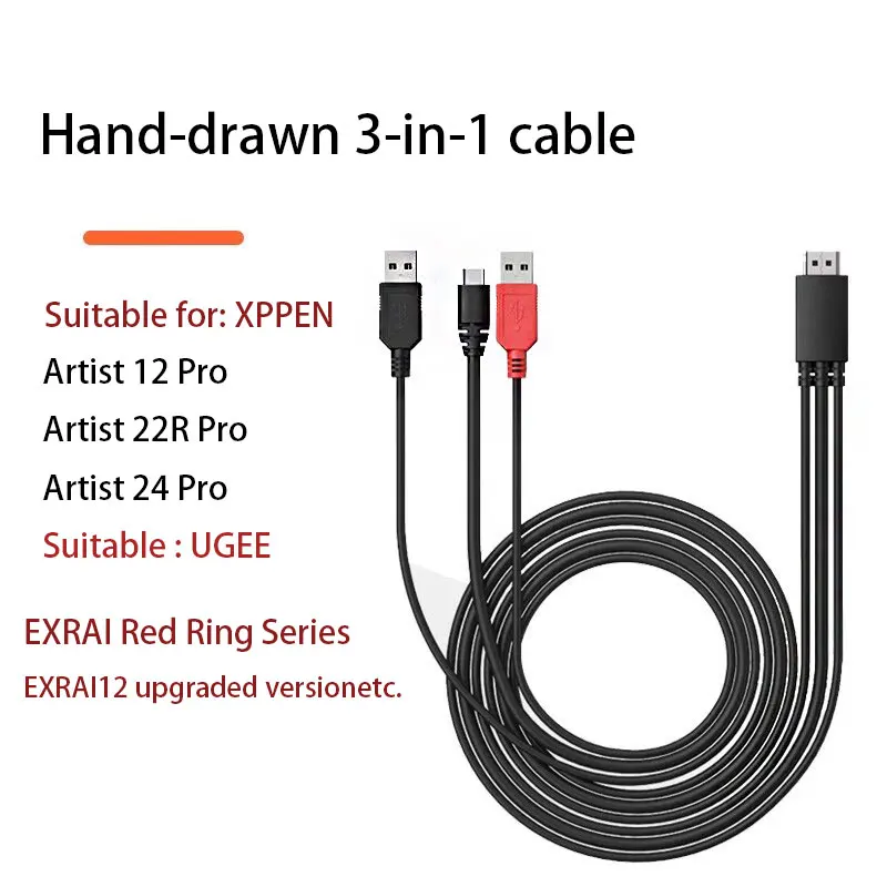Havapen Original 3-in-1 สําหรับ xppen ยี่ห้อ Original 3 in 1 สําหรับ Artist Pro 14, Artist 10/12/13/16 (2nd Gen)