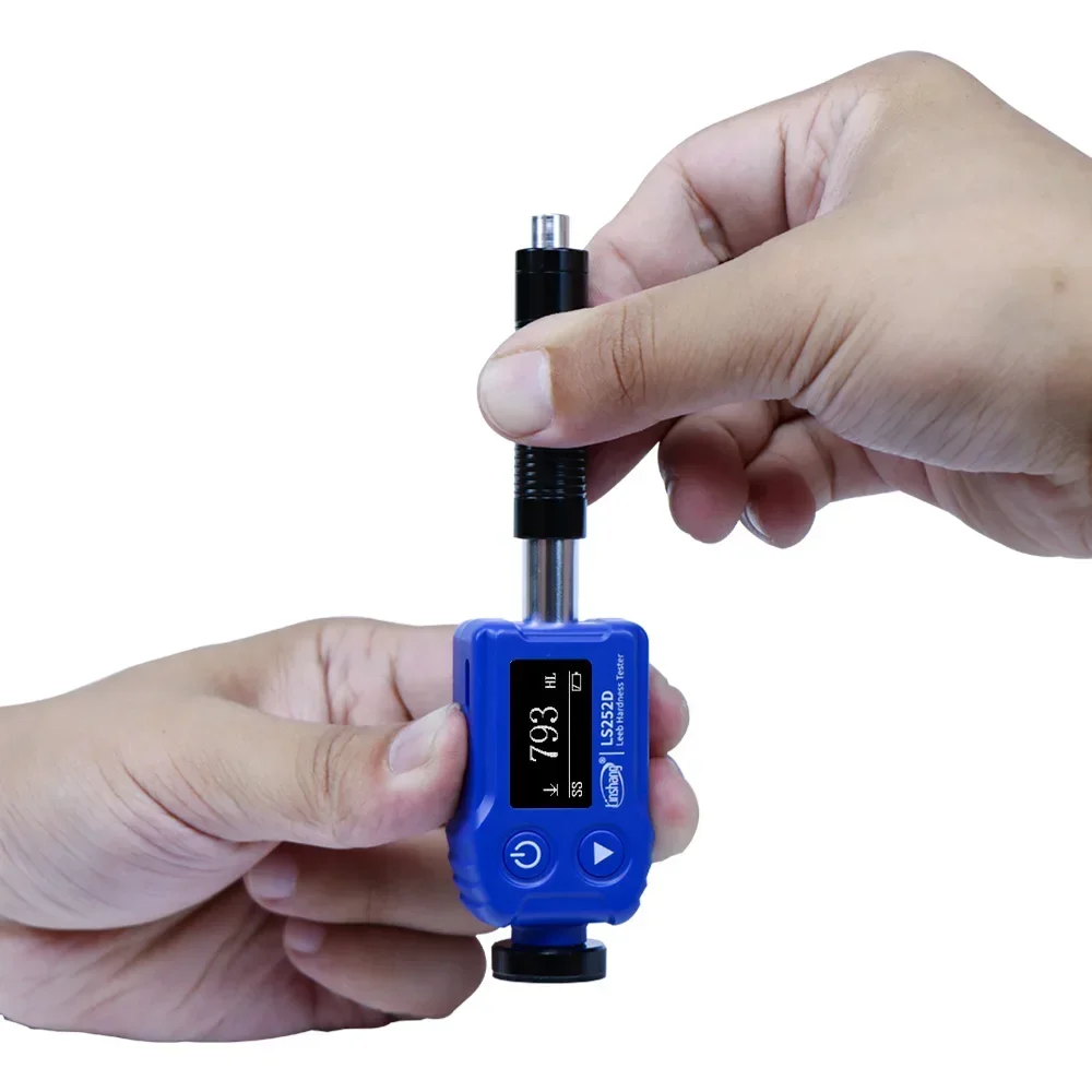 

Твердомер Leeb Профессиональный дюрометр LS252D D Ударное устройство Ручка-тип Преобразование в HRA/HRB/HRC Хорошая повторная проверка