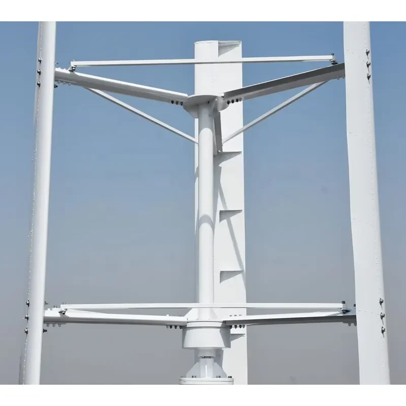SMARAAD SH-3000 Vertical Axis Wind Turbine Generator MPPT Controller Aluminium Alloy Blades Vertical Wind Generator 3KW
