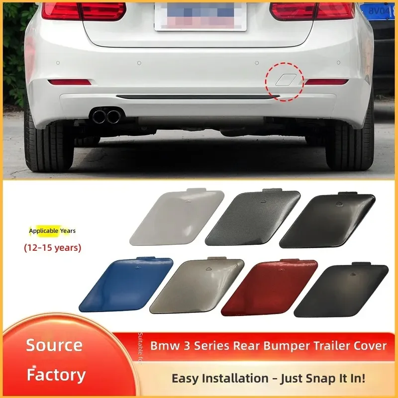 For BMW 3 Series F30 F35 Rear Trailer Cover Bumper Towing Hook Hole Cap 51127312748