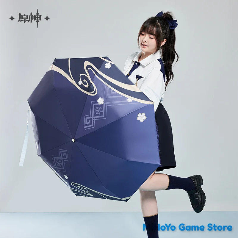 Kamisato Ayaka Folding Umbrella MiHoYo Original Official Genshin Impact  Prop Costumes Quadratic Cosplay Theme Impression Series