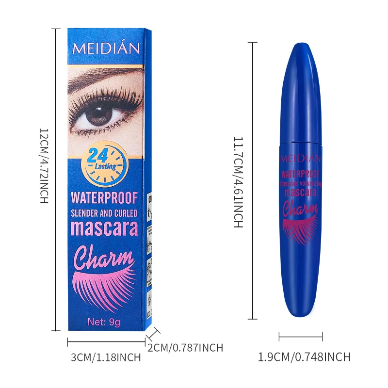 Byd Nanavutti Viosta Prevalid Ultra Langdurige Mascara 4D Waterproof Mascara Vloeibare vezel Volumineus Lift 360-spiraalborstel voor oogmake-up Projetx
