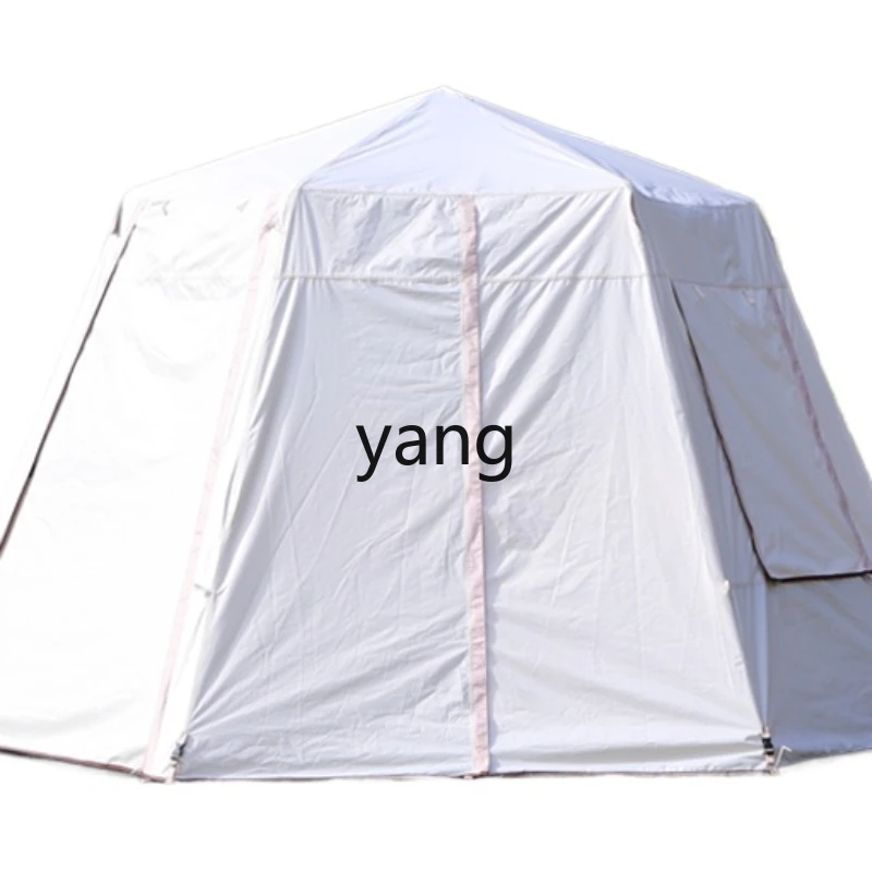 

Yjq Camping Tent Outdoor Sun Protection Rainproof Double-Layer Thickened Camping Automatic Household Vinyl