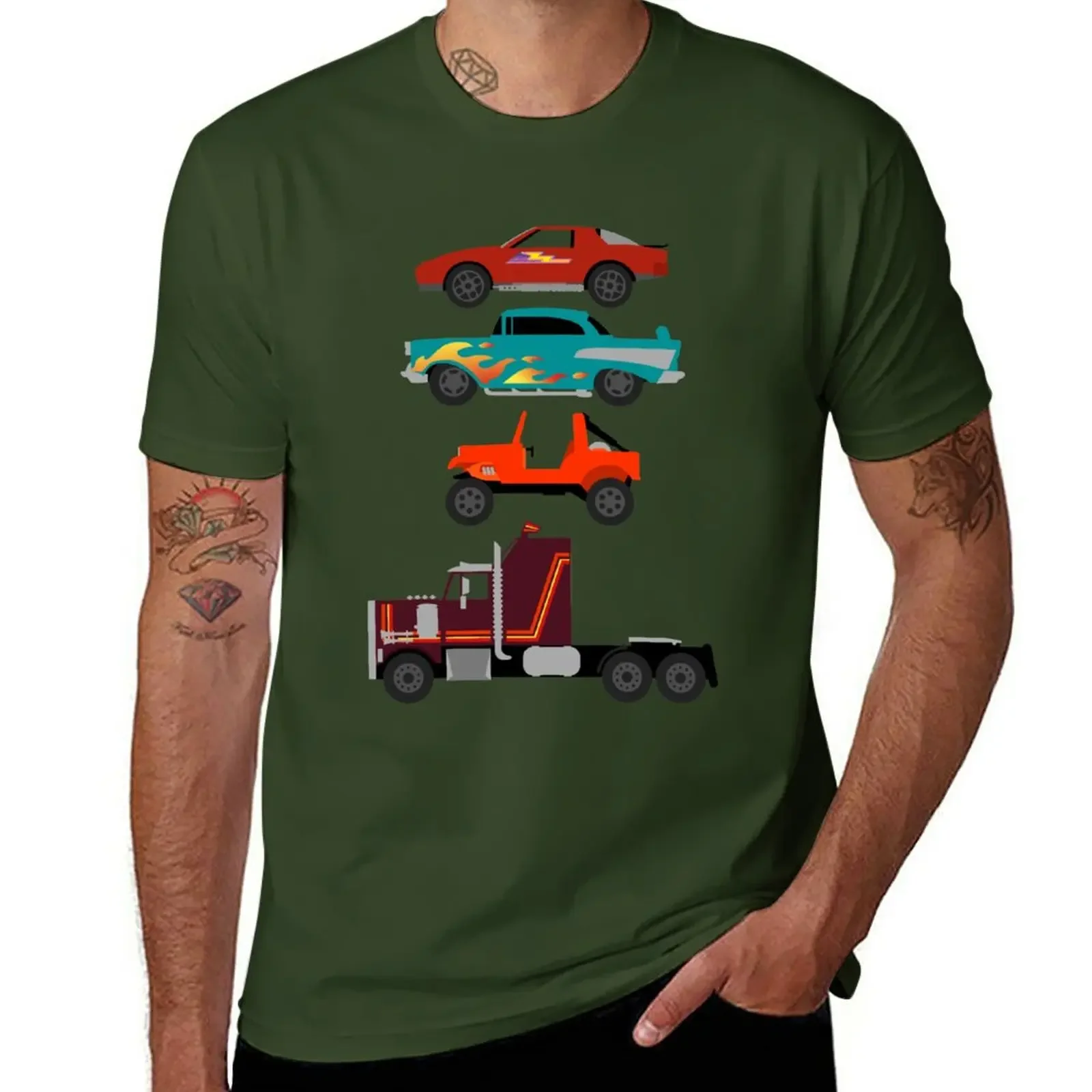 The Car's The Star: M.A.S.K. T-Shirt sports fans customs design your own Blouse for a boy mens workout shirts