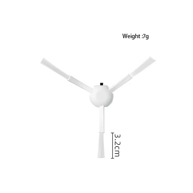Запчасти для боковой щетки 8 шт., аксессуары для робота-уборщика для робота Xiaomi Mijia 3S B108CN
