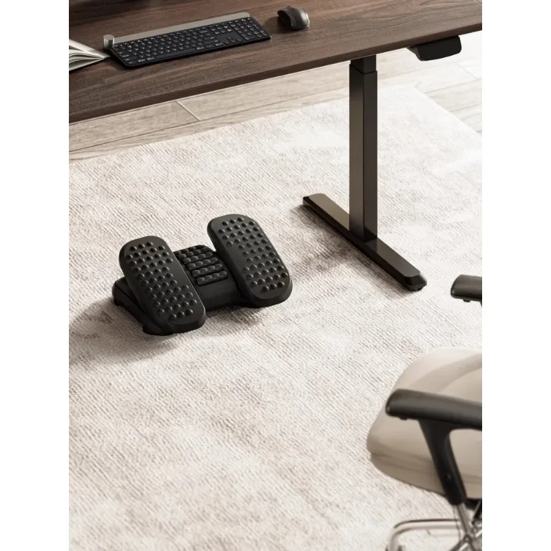 

Office footstool workstation foot pedal under table adjustable