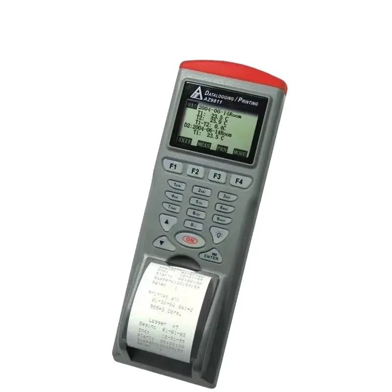 AZ9811 Infrared Thermometer With Printer RS232 Selectable Unit Support Computer Connection Temperature Tester