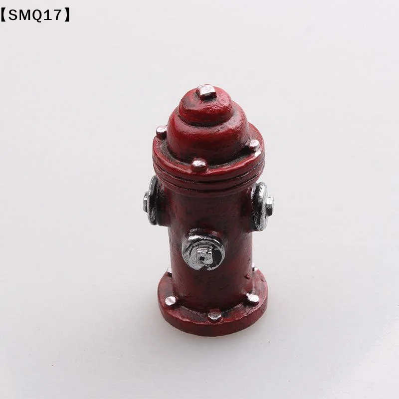 Mini Resin Figure Mental Psychological Sand Table Game Box Court Therapy Fire Hydrant Decorative Home Ornaments【SMQ】