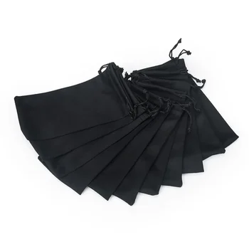 부드러운 방수 선글라스 가방, 드로스트링 극세사 방진 파우치, 포켓 안경 운반 가방, 휴대용 안경 용기, 10 개