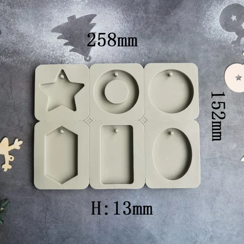 2pcs 2026 New model Advanced DIY Silicone Aromatherapy Tablet Mold Kit Flower Soap Wax Mould for Hanging Ornament Crafts view 6