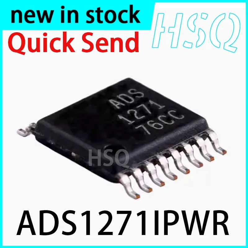 1PCS New ADS1271IPWR Package TSSOP-16 105kSPS 24 Bit Analog-to-digital Converter Chip
