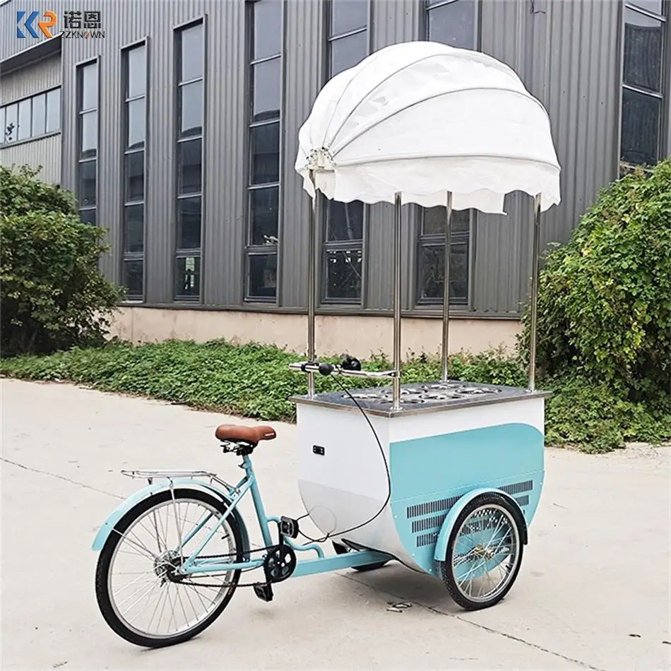 OEM Food Carts Design And Food Trailers Foodtruck Vending Commercial Bicycle Food Cart