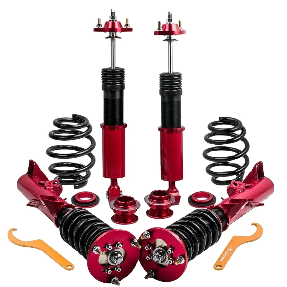 

Monotube Damping and Height Adjustable Coilovers Suspension for BMW E46