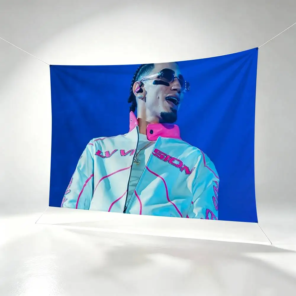 Reggaeton Aesthetic O-Omar Courtz Flags Wall Hanging Background Art Banner for Bedroom Home Outdoor Decor