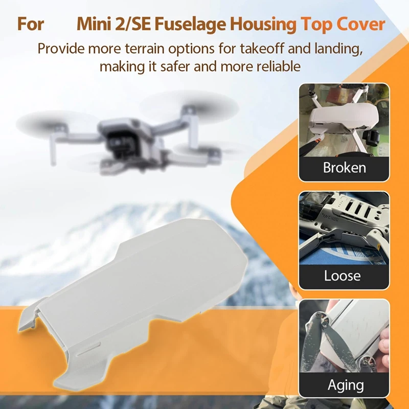 

NEW_For DJI Mini 2 Body Shell Top Cover Replacement (Upper Shell)