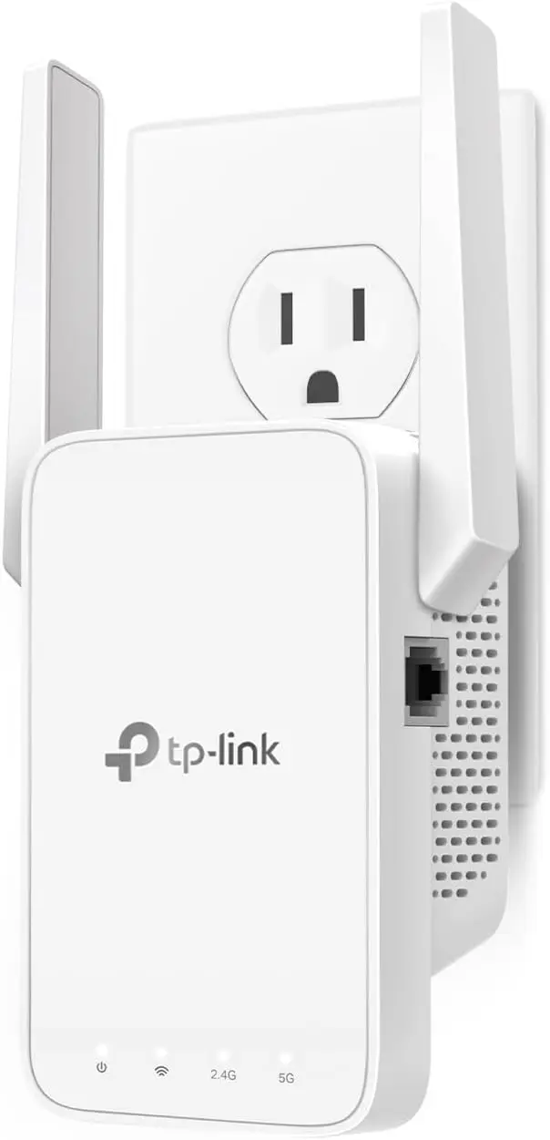 

AC1200 WiFi Extender, 1.2Gbps Dual Band Signal Booster, Covers Up to 1500 Sq.ft & 30 Devices, EasyMesh Compatible, Ethernet Port