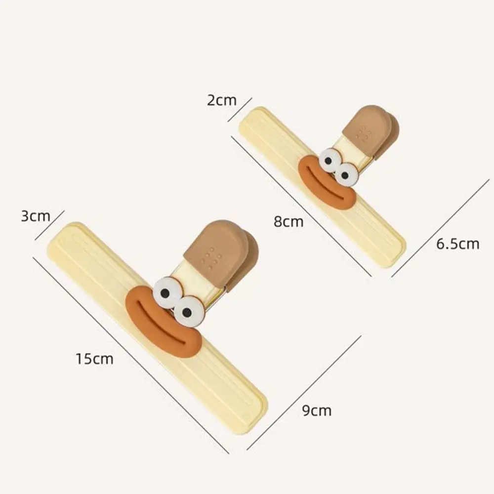 High Quality Food Preservation Sealing Clips Moisture-proof Multi-function Packages Clamp Reusable Cartoon File Clip