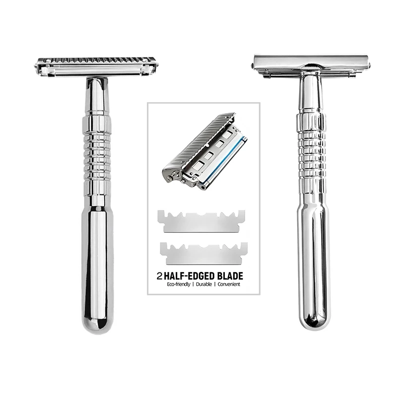 Universal M5 Thread Safety Razor Head Super Roller Double-bladed Shaving Heads for Classical Handles