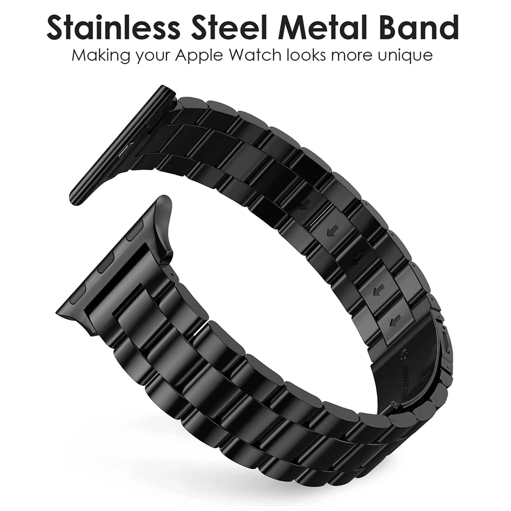 Bracelet for apple watch ultra 2 10 9 8 7 46mm 45mm 42mm 41mm 49mm band stainless steel strap iwatch se 5 44mm 40mm 3 38mm strap