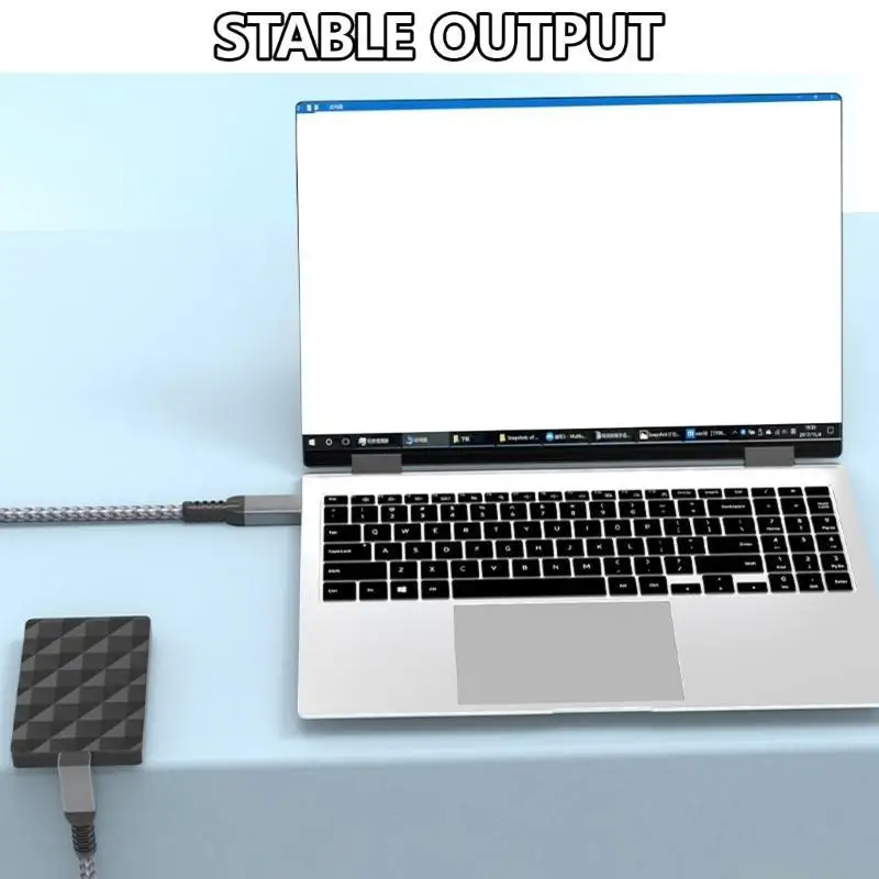 E56B USB 4 Cable 40Gbps, USB C to C Video Cord 8K@60Hz, Fast Speed Monitors Charging Wire 240W Power Delivery for Tablets