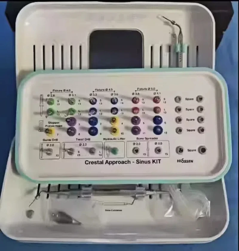 OSSTEM Crestal Approach Sinus Kit Zahnimplantate Maxillary Sinus Lifting Tool Box CAS KIT