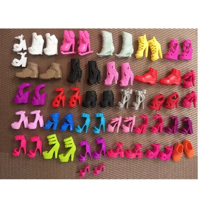 Original Princess Doll Shoes for 1/6 Dolls Fashion Female Doll High-heels Casual Shoes Dolls Accessories