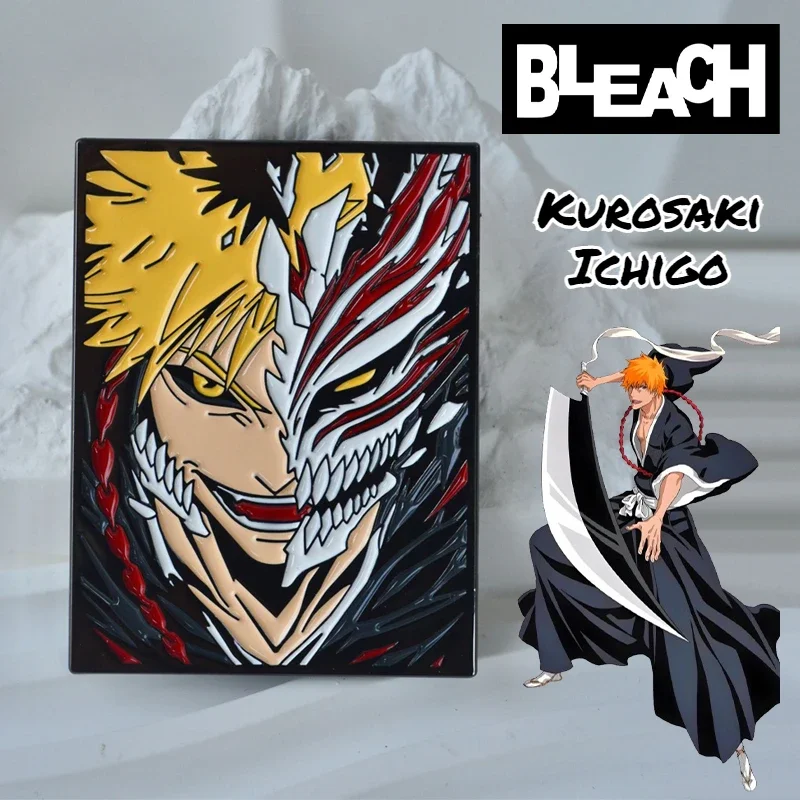 BLEACH Enamel Pins Anime Kurosaki Ichigo Bag Brooch Cartoon Badges Denim Lapel Pin Jewelry Trinkets Gift for Fans Best Friend