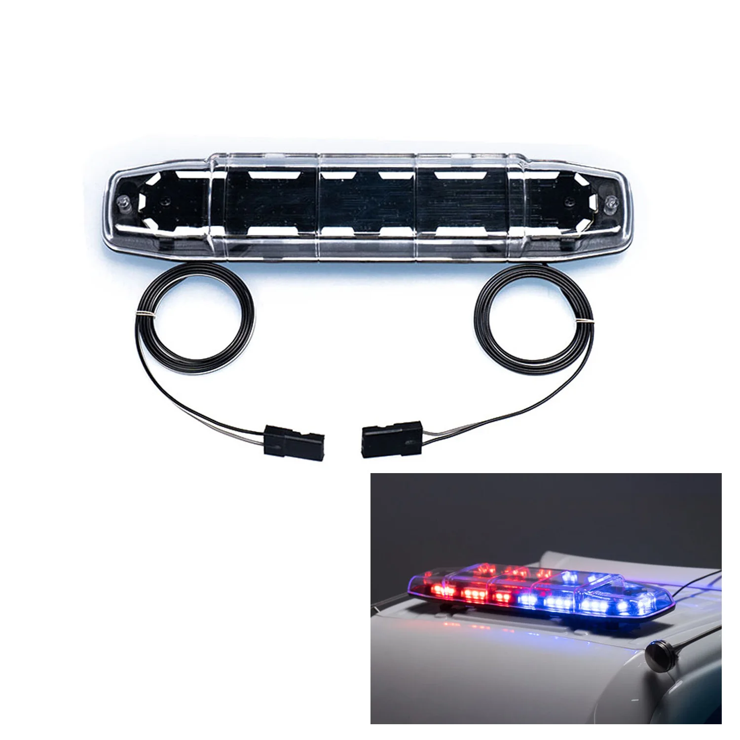 

LED Plastic Roof Spotlight Board for DIY 1/14 TAMIYA RC Tractor Truck 4151 56366 Model Vehicle Remote Control Accessory Upgrade