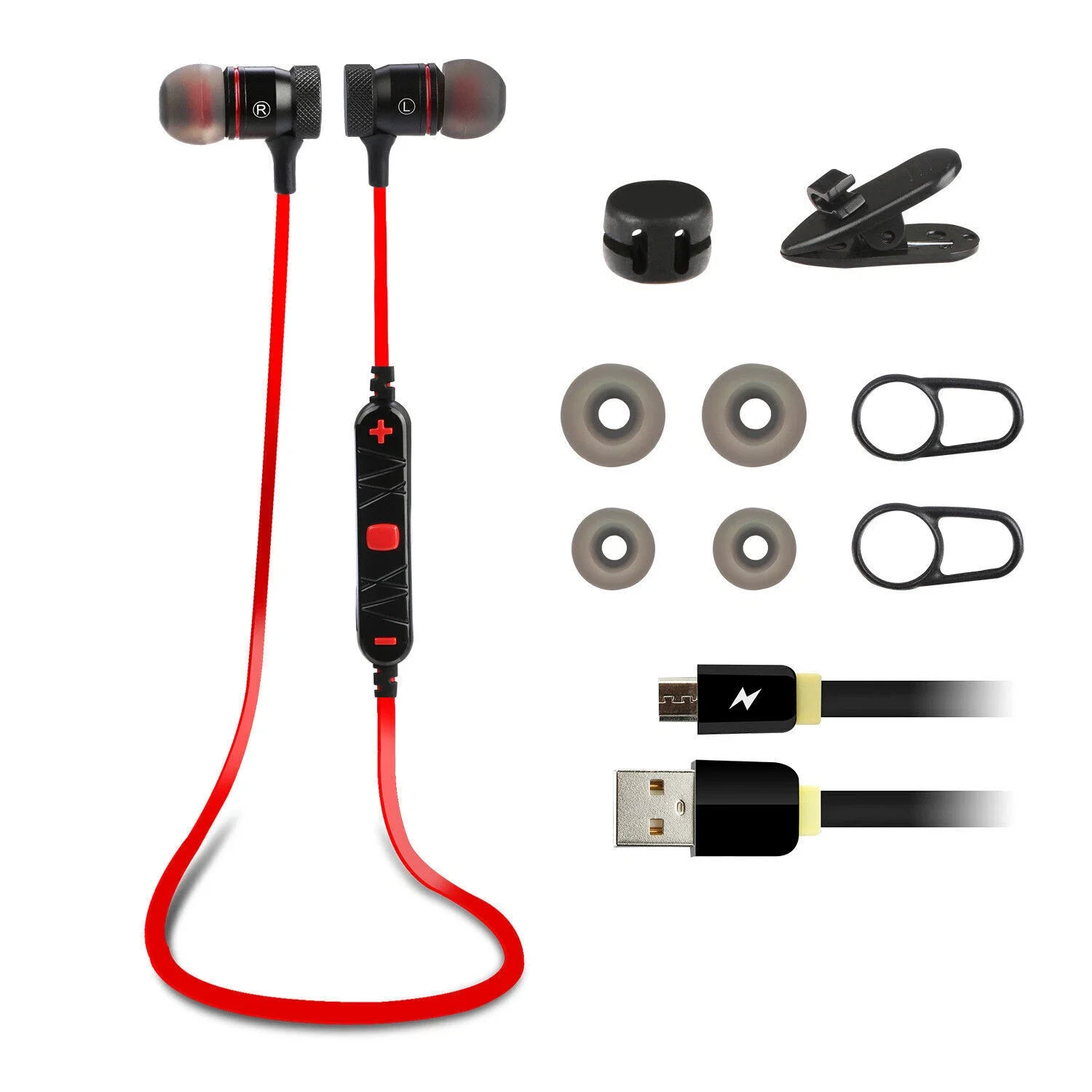 

Беспроводные наушники Магнитные наушники Водонепроницаемая спортивная стереогарнитура Продавец в США