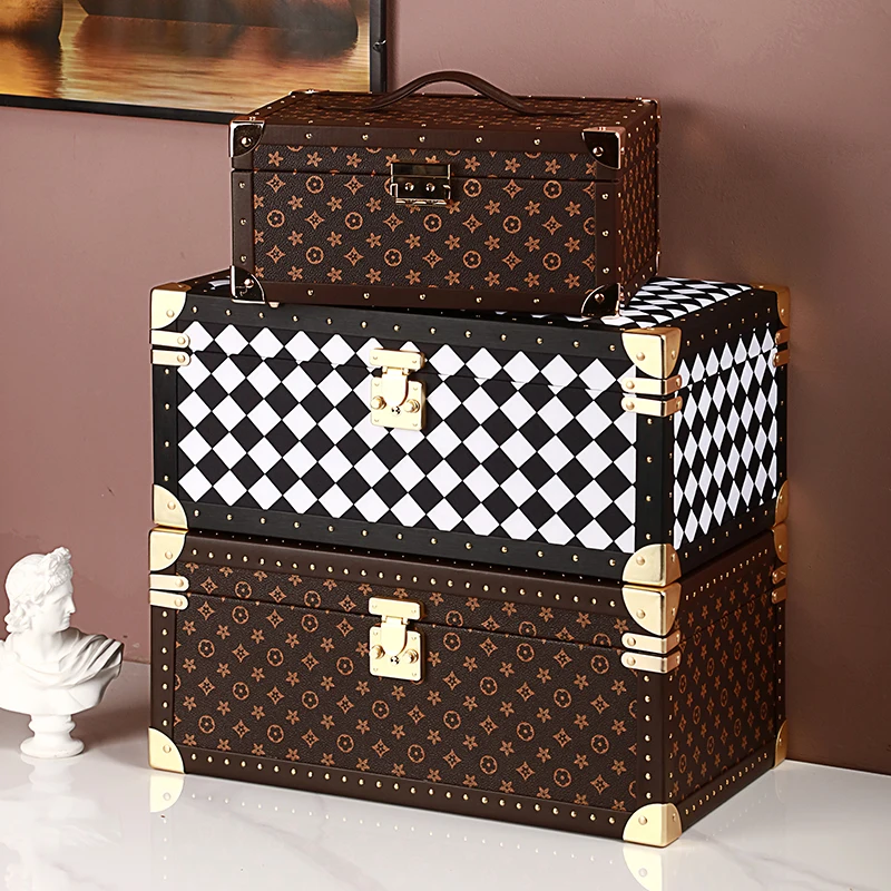 Combination Portable Jewelry Box Lockable Jewlery Storage Organizer for Necklace Watch Ring EarringBirthday Anniversary