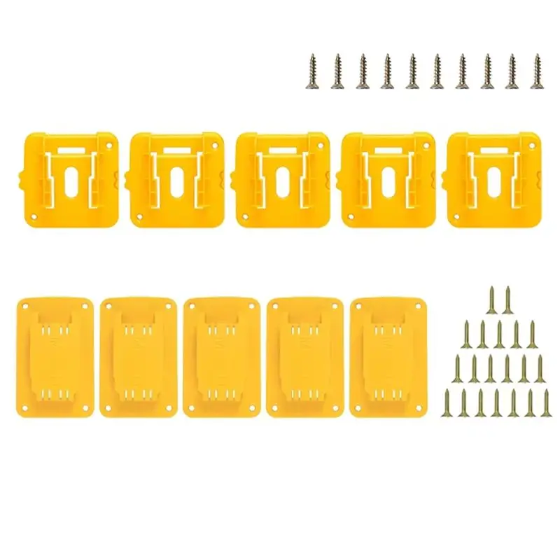 

ABLN-10, 10 шт., держатель для аккумуляторов 18В Li-Ion, настенный кронштейн для инструментов, аксессуар для электроинструментов