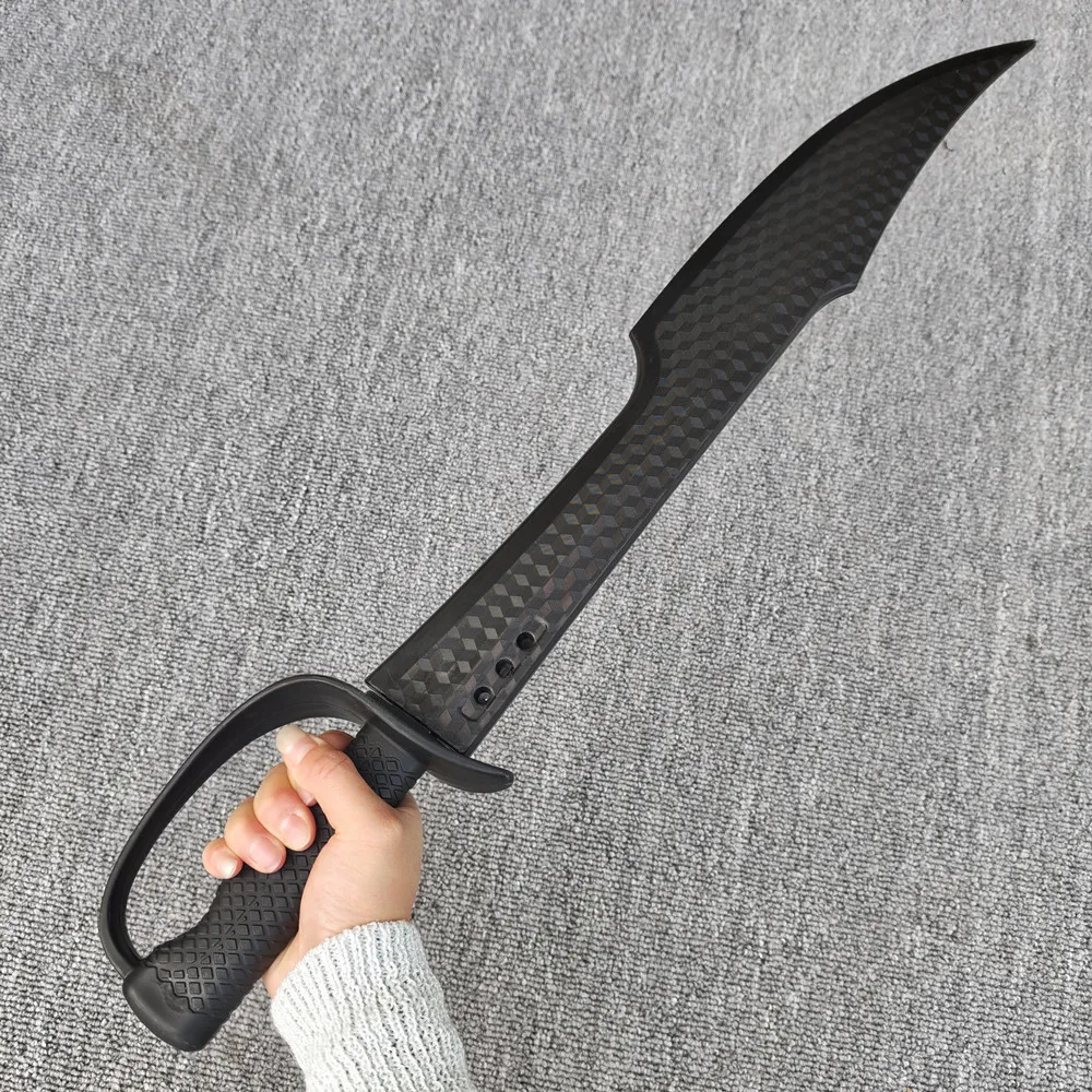 High‑Density Rubber Plastic Prop Nepalese Tang Horizontal Sword Sparring Training Performance Play Toy