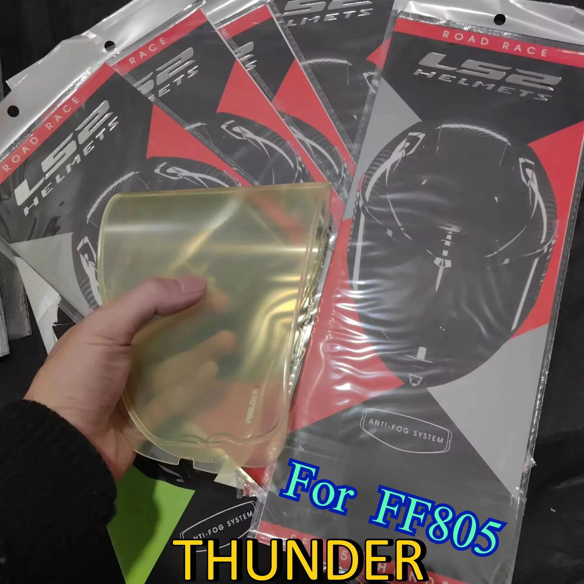 

Оригинальные шлемы LS2 FF805 THUNDER из углеродного волокна, козырьки, противотуманные наклейки, сменные аксессуары