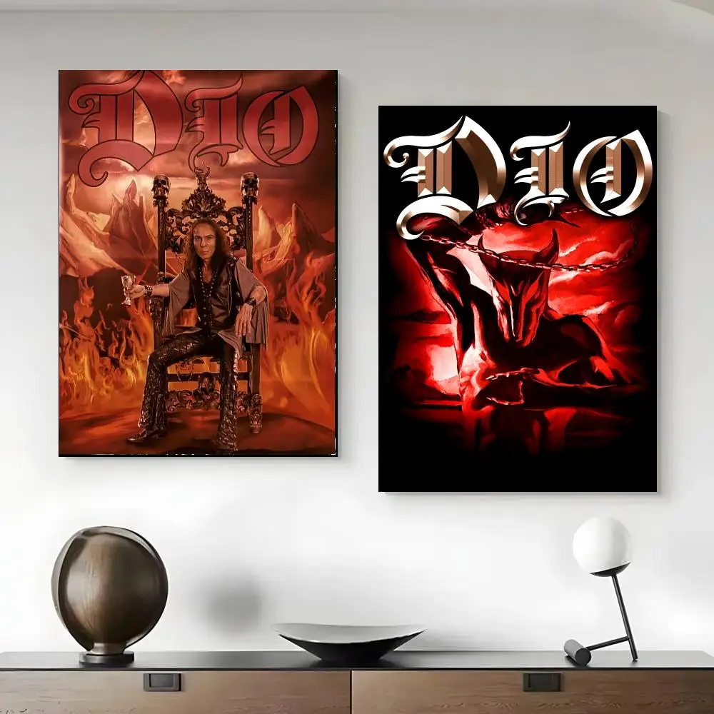 D-Dio Metal Band Poster Modern Home Living Bedroom Bar Hallway Waterproof Wall Art Aesthetic Decor view 3