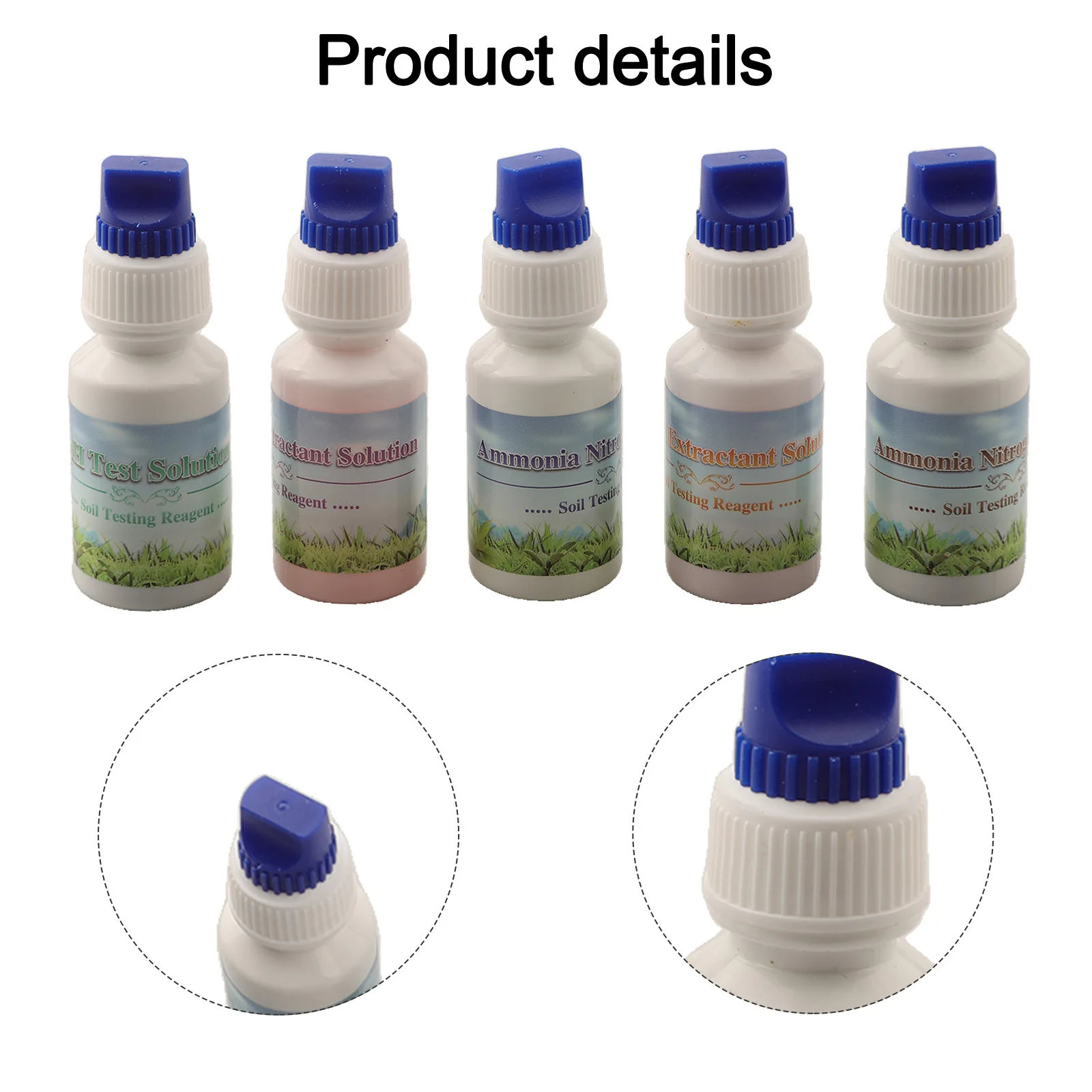 Soil Test Kit 10ml for Measuring pH Nitrogen Phosphorus Potassium Levels in Garden Farm Soil Fertility Assessment