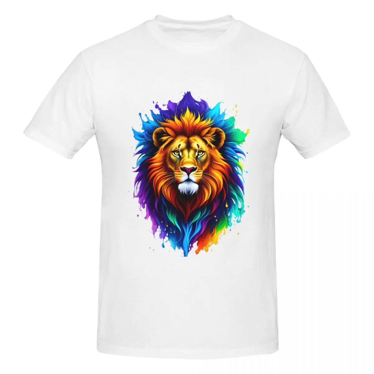 

Cool Animals, Lions, Tigers, Gorillas 3 Men's tight fitting sports T-shirt,Quick-Drying,T-shirt