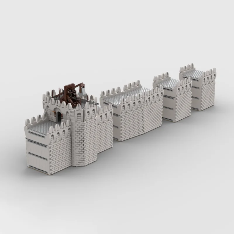 Medieval Castle Model Moc Building Blocks University of California Castle Model Technology Bricks DIY Assembly Holiday Toy Gifts