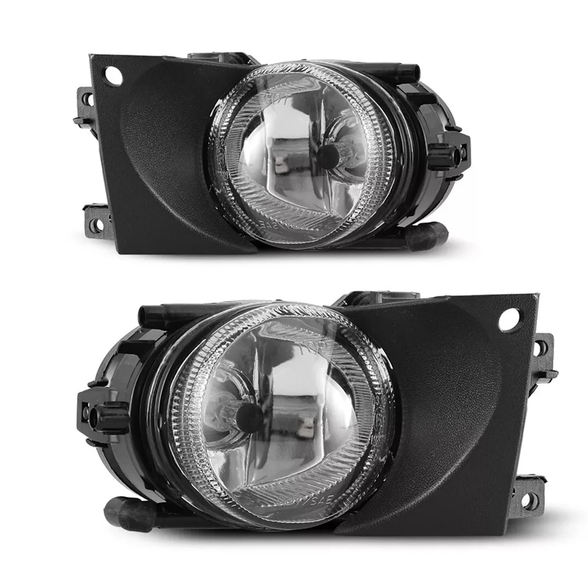 1Pair Front Bumper Fog Lights Replacement Clear Fog Lamps for BMW E39 525i 530i 540i 2001-2004 63176900221 63176900222