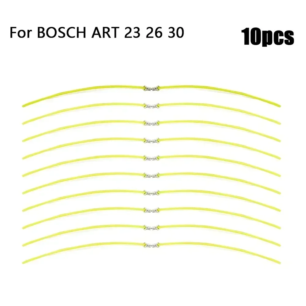 10pcs 2.4mm Lines Grass Trimmer Spool Line For Bosch Art 23 26 30 Combitrim  Garden Power Tools Replacement Spare Parts