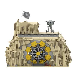 MOC Fallouted Shelter Modular Building Blocks Game Nuclear Shelter Survival Cubes Bricks Toys Gift