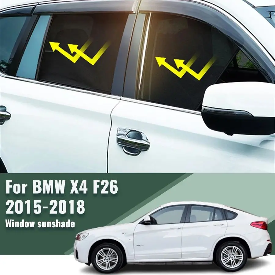 For BMW X4 F26 2014-2018 F 26 Car Side Window Sunshade Front Windshield Sun Shade Solar Protection Parasol Children Curtains