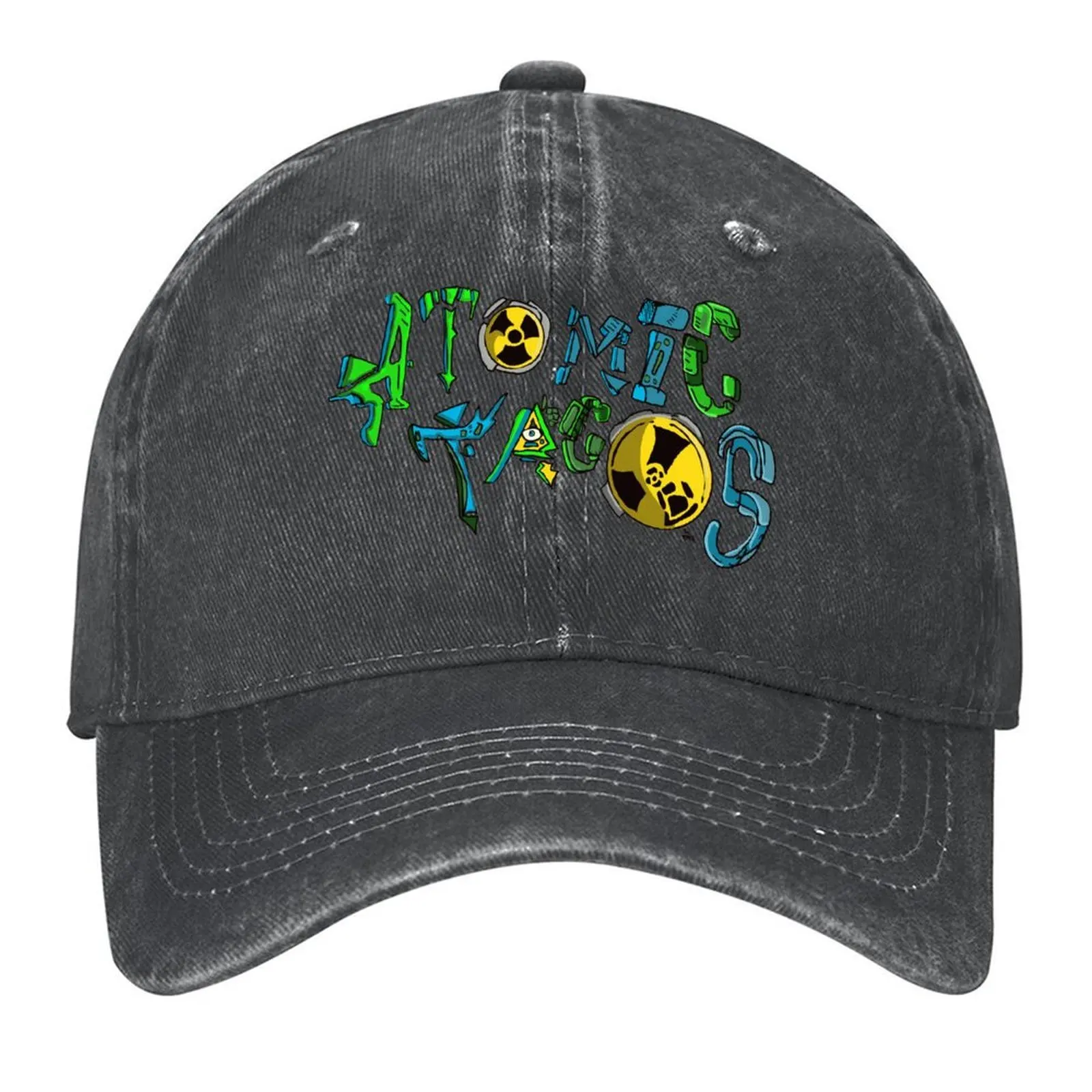 

Atomic tacos logo }cdreynoldsart Baseball Cap dad hat Trucker Hat Luxury Man Hat Designer Trucker Hats For Men Women's