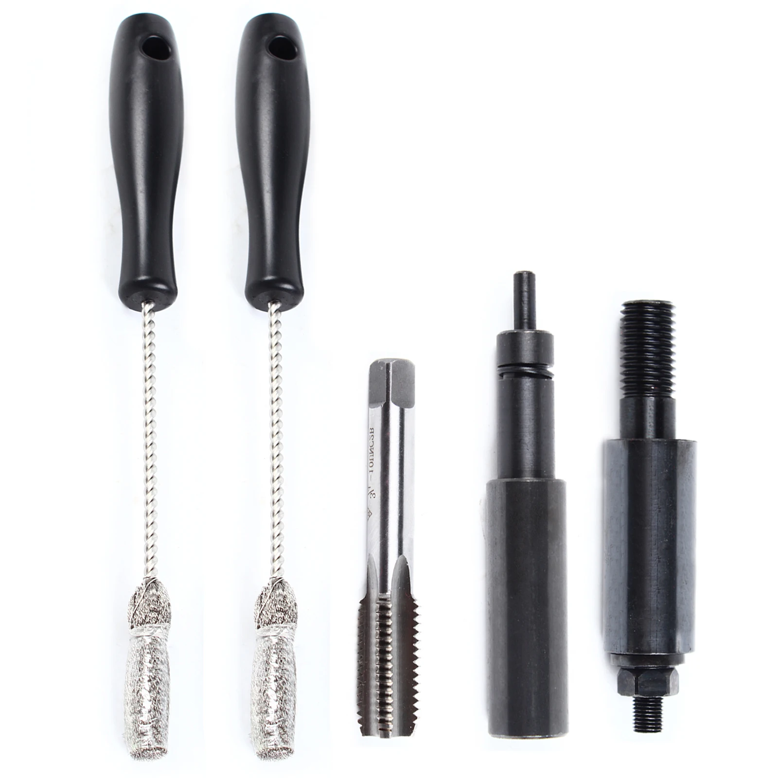 Injector Cleaning Brush Kit, 6.0L 6.4L Diesel Engine Injector Cleaner, Ford Dodge Cummins Cleaning Tool Kit for Auto Maintenance