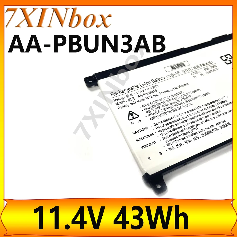 

7XINbox AA-PBUN3AB AA-PBUN3QB 11,4 В 43 Втч аккумулятор для ноутбука Samsung Notebook 7 Spin NP530E5M NP740U NP740U5L NP800G5M NP300E5K