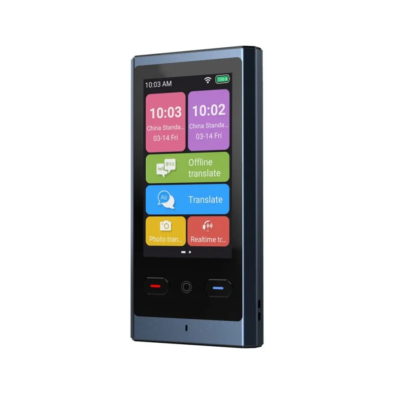 

Z9 Intelligent Voice Translation Machine 3-inch IPS Screen Metal Shell Photo Scanning Instant Translate AI Recording for Travel