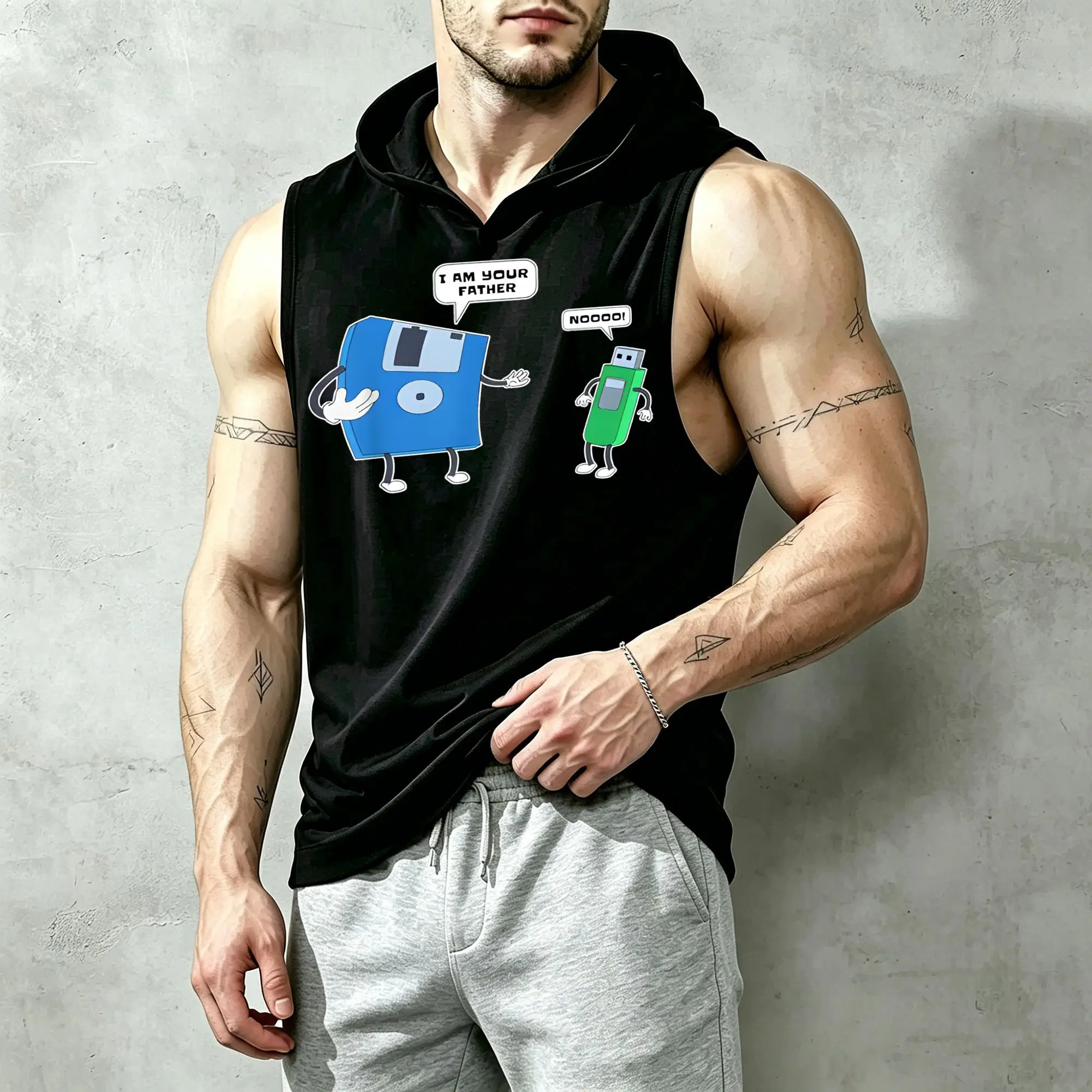 Father and Son's Loose-Fitting Engineer-Patterned Patchwork Collar Knitwear, Machine Washable, Casual and Comfortable